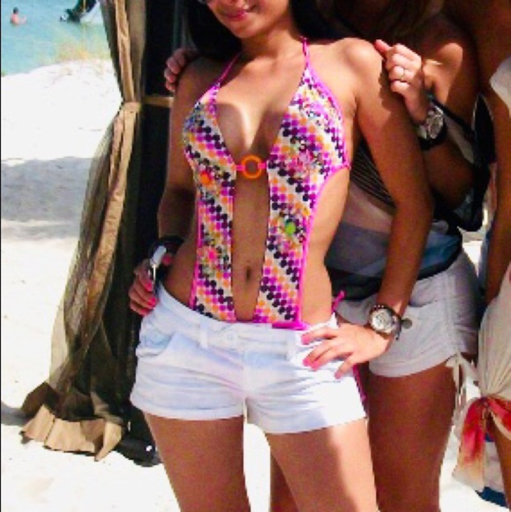 One piece bathing suit